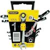 Stanley Set 6 chiavi combinate a cricchetto misura 8/19 meccanico 4-91-444