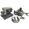 AD INTERNATIONAL Tavola di indicizzazione per fresatura rotativa inclinabile da 80 mm con morsa rotonda, adattatori per pinza ER e strumenti di ingegneria adatti per fresatura a coda (con adattatore a pinza ER20)