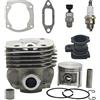 LIWaaGe Adatto for motosega HUS 365 362 371 372 XP 371K Jons-2165 2171 Kit cilindro pistone collettore WT da 50 mm