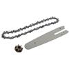 Generic Set Catena per Motosega, Riduzione della Resistenza, Piastra Guida Ad Alta Durezza, Set Catena Ergonomica per Mini Motosega Elettrica