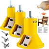 VEVOR Taglierina a tenone, 25,4 mm e 38 mm e 50,8 mm, con doppie lame dritte e viti a bottone, kit Home Master in alluminio e acciaio, taglierina per mobili in alluminio e acciaio, strumento per