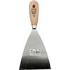 Generico Spatola acciaio inox manico in legno 10 cm Pavan art. 501-100 - spatola per stucco rasatura muratura, utensile professionale