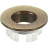 PATIKIL Anello di troppopieno per lavello, inserto in foro rotondo per cucina, bagno, bronzo