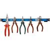 botle Barra magnetica strumento per la parete degli attrezzi della marca Botle, striscia di metallo, lunghezza 60 cm, colore nero, con angoli di fissaggio per cacciaviti, pinze, trapani e altro ancora