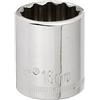 Crescent 3/8 Drive 12 Point Standard Metric Socket 16mm - CDS46N