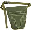 Duiaynke Cintura portautensili da giardino con tasche multiple regolabili, marsupio per meccanici, elettricisti (verde)