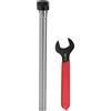 Cloimei Portapinza ER11 Fresatura CNC diritta ad alta precisione Gamma di serraggio 1,7 mm con chiave per torni per la lavorazione dei metalli Costruzione in acciaio al carbonio 40 (C12-ER11A-150L)