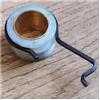 Qdkpgls Kit ingranaggio a vite senza fine for pompa olio adatto for motosega S MS661 MS661C MS651 1144 647 0460(1 worm)