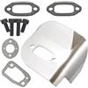 LIWaaGe Adatto for 268K 272 272K 272S 272XP Kit di bulloni for guarnizione del deflettore dello scudo termico della motosega