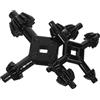 NUOBESTY 2 Pezzi Chiave per mandrino da trapano Chiave di Chuck Universal Creca Chuck a cricchetto Drill Bit Key Key mandrino per trapano a colonna Drill Chunk Crench acciaio Nero