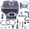 DORFEY Kit cilindro pistone da 52 mm adatto for,Sthil MS460 046 filtro olio carburante regolatore catena motore motosega a 2 tempi accessori motore