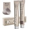 KYO Colore per capelli 100ml + ossigeno 150 ml by kyo, AMMONIA FREE E PPD FREE con collagene Marino e cheratina (10.12 Biondo Platino Cenere Viola)