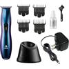 Andis 560974 Slimline Pro Cord/Cordless Barba Trimmer, Ioni di Litio T-Blade Trimmer, Taglio ravvicinato T-Blade Zero Gapped, Galaxy