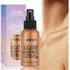AOOWU Body Glitter Oil, Spray Glitter Corpo Viso, Lunga Durata Luminoso Evidenziatore Liquido, Glitter Per Il Corpo per Carnevale Halloween Natale Festival Makeup#01