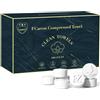 FCAEON Asciugamano Compresso Tablet 23x19cm 100 Imballato Imballaggio Sfuso Monouso Formato Da Viaggio Mini Asciugamano Moneta Salviette Detergenti Estensibili Salviette (Blu)
