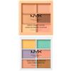 NYX Professional Makeup Palette Correttori Colour Correcting 6 Tonalità per Occhiaie Macchie Imperfezioni + Palette Conceal Correct Contour Correttori in Crema per Imperfezioni e Contouring 01 Light