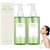 Raevior Mugwort Zero Film Cleansing Oil, Purifying Oil Cleaner, Natural Face Oils Cleansing Oils Cleansing Oils for Face, Idratante Oi/l, detergente Daily Makeup Blackhead Removal No Pore Clogging (2 pezzi)