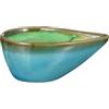 SHINYPASING Piattino Ceramica per Oli Essenziali, Ciotole Salsa Soia, Piccolo Piatto Ceramico Blu a Goccia, per Maschera Viso e Aromi, Facile da Pulire