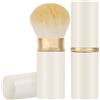 Falliny Kabuki Pennello da trucco retrattile, per cipria da viaggio, portatile, con copertura per blush, bronzer, lucidatura, cosmetici in polvere impeccabile