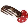 MALSSE Pettine per capelli anti elettrostatico per tutte le età Sostanza acetata Design leggero Entangle Slip Delicato Massaggio del cuoio capelluto Spazzola per capelli da viaggio essenziale da viaggio