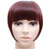 Xilin-872 Frangetta Finta Capelli Clip Finta frangia ad aria smussata Estensione con clip for capelli Frangia finta sintetica Parrucchino finto naturale for donna Clip in frangia Frangia Extension Frontal (Col