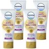 Generico Crema Mani Anti Macchie con Glicerina e Niacinamide, SPF 20, Protezione UV, Idratante, 50ml (4 Tubetti)