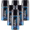 Malizia Uomo Profumo d'Intesa Deodorante Spray 150 ml - Eau de Toilette Maschile, Fragranza Intensa e Duratura, Freschezza per Tutto il Giorno (Skyline 6 Unità)