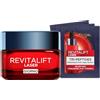 L'Oreal Paris L'Oréal Paris Revitalift Laser Crema Anti-Età Tripla Azione con Pro-Retinolo Acido Ialuronico e Vitamina C 50ml + Revitalift Laser Siero Tri-Peptidi Anti-Età Bundle Routine - Set da 5
