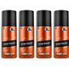 topdeal Bruno Banani Absolute Man Deo-Bodyspray, Deodorante spray per il corpo da uomo, 4 x 150 ml