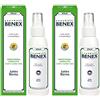 Erboristeria Magentina Natural Benex Spray Fresco - 2 confezioni da 100ml - Freschezza Assoluta