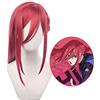 ZGNGLIZ Parrucca Cosplay anime per Blue Lock Bachira Meguru Cosplay parrucca capelli corti neri con cappuccio per parrucca (Hyoma Chigiri)