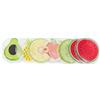 HOMSFOU Patch Occhi Riutilizzabili Stili in Gel Pvc 8 Pezzi Allevia Affaticamento e Gonfiore Design Frutta per Calda