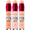 Maybelline 3x Maybelline New York Corretto Liquido Il Cancella Età Colori 03 Fair, 02 Nude e 00 Ivory Con Bacche di Goji e Haloxyl Copre Occhiaie e Piccole Rughe