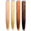 She Professionals Extension Adesive Capelli Veri 4 fasce 55/60 cm She (17:Biondo Medio)