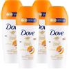 Dove Deodorante Go Fresh Roll-On con Frutto della Passione Protezione 48h 0% Alcol Antitraspirante Profumo Fresco e Fruttato - 4 Flaconi da 50ml