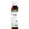 Aura Cacia Olio biologico per la cura della pelle, cocco, frazionato, 4 fl oz (118 ml), Aura Cacia