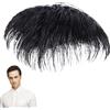 Generico Capelli Da Uomo Toupee - Patch Per Capelli Neri Naturali Per Uomini | Parrucca Topper Phalr, Estensioni Dei Capelli Per Capelli, Uomini Corti Clip Di Toupee Per Capelli Umani, Attorno Ai Sostitui