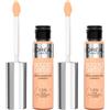 L'Oreal Paris L'Oréal Paris Accord Parfait Radiant Serum Concealer Correttore in Siero Rimpolpa e Idratata Coprenza Media Finish Luminoso Neutralizza Occhiaie con Acido Ialuronico Tonalità 6.5N - 2 Flaconi da 11ml