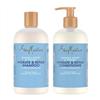 Shea Moisture SheaMoisture Shampoo e Balsamo per capelli estremamente secchi e fragili Miele di manuka e yogurt set per la cura dei capelli Shampoo 1x 384 ml, Balsamo 1x 384 ml
