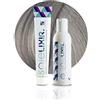 Pop Italy Soielixir Tinta Permanente per Capelli in crema SENZA Resorcina, Parafenilendiammina e Ammoniaca 93 Colori - 100 ml - (Pack Tinta + Ossigeno 40 vol. - 10/11 Biondo Extra Chiaro Cenere Intenso)