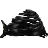 VICASKY Ciambelle per Chignon in Resina Nera, Clip per Chioma Versatile per Feste e Matrimoni Forma a Fungo per Acconciature Naturali e Volumizzate