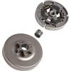 Whychstore Kit cuscinetto tamburo frizione pignone per motosega Stihl 020T 020 MS200T MS200, costruzione in metallo resistente con lunga durata, parti di ricambio tra cui tamburo frizione e gruppo cuscinetto