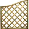 PEBSHOP Pannello GRIGLIATO Onda Piccolo in Legno IMPREGNATO L. 90 x H. 90 cm.