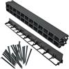 Garronda Bordura Giardino 8 m Altezza 7,8 cm con 50 Ancoraggi, Bordo per Aiuole in Plastica, Recinzione Giardino Esterno, Bordo Dritto Facile da Montare GD-0157