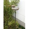 Zen Man metallo ruggine giardino spina ruggine giardino scultura in pietra giardino Figura a mano H120 x 16 x 8 cm 101587