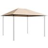 QUICK STAR Tetto di ricambio per gazebo da giardino, 250 g, 3 x 4 m, sabbia anticata, rivestimento di ricambio