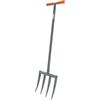 Terradix Forca vanga TERRADIX 4 x 250 - Allentamento ottimale e ventilazione delle aiuole - per una costruzione di humus di successo - Larghezza di lavoro 31 cm - Lunghezza denti 25 cm