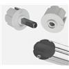Generico Coppia Calotta Perno Quadro + Foro per Rullo Tenda da Sole 44 MM