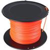 AMAPOLAS Filo di Ricambio per decespugliatore 100 m - 4.0 mm Bobina Ricambio tagliaerba