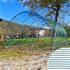 Serrashop Serra tunnel 3x4m con rete antigrandine Made in Italy orto giardino piante vivaio serre botaniche